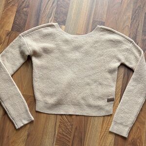Element Women's XS Beige Crew Neck Sweater